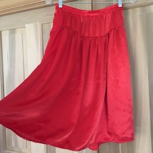 Vintage Fire Engine Red Tangents Shirt